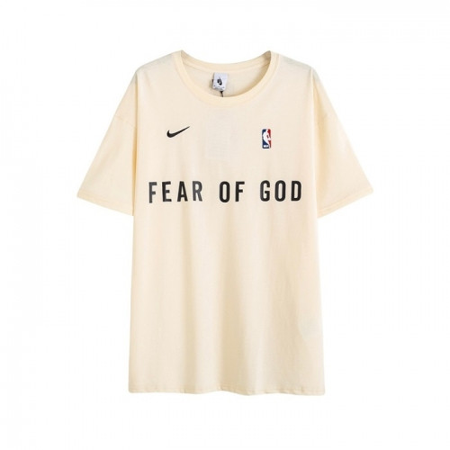 Fear of god  Mm/Wm Minimal Cotton Short Sleeved Tshirts Beige - 피어오브갓 2021 남/녀 미니멀 코튼 반팔티 Fea0295x Size(s - l) 베이지