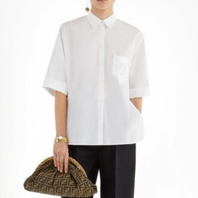 Fendi Womens Trendy Tshirts - 펜디 여성 트렌디 코튼 셔츠 - fen974x