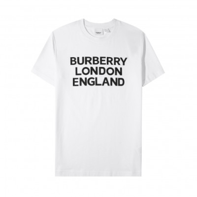 Burberry Womens Cotton Short Sleeved Tshirts White - 버버리 2021 여성 로고 코튼 반팔티 Bur03888x Size(s - l) 화이트