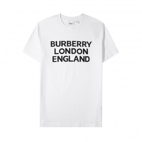 Burberry Womens Cotton Short Sleeved Tshirts White - 버버리 2021 여성 로고 코튼 반팔티 Bur03888x Size(s - l) 화이트