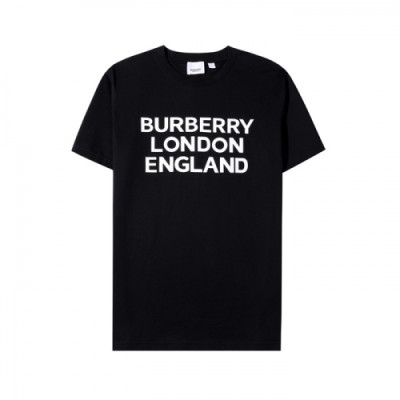 Burberry Womens Cotton Short Sleeved Tshirts White - 버버리 2021 여성 로고 코튼 반팔티 Bur03889x Size(s - l) 블랙