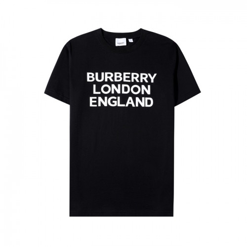 Burberry Womens Cotton Short Sleeved Tshirts White - 버버리 2021 여성 로고 코튼 반팔티 Bur03889x Size(s - l) 블랙