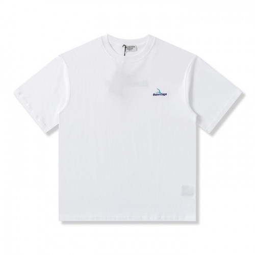 [매장판]Balenciaga  Mm/Wm Logo Cotton Short Sleeved Tshirts White - 발렌시아가 2021 남/녀 로고 코튼 반팔티 Bal01077x Size(xs - l) 화이트
