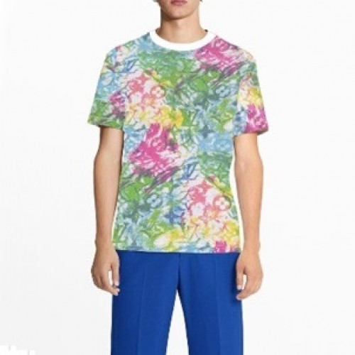 Louis vuitton  Mm/Wm Logo Short Sleeved Tshirts Green - 루이비통 2021 남/녀 로고 반팔티 Lou02960x Size(s - xl) 그린