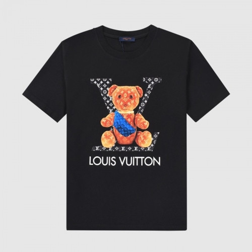 Louis vuitton  Mm/Wm Logo Short Sleeved Tshirts Black - 루이비통 2021 남/녀 로고 반팔티 Lou02962x Size(xs - l) 블랙
