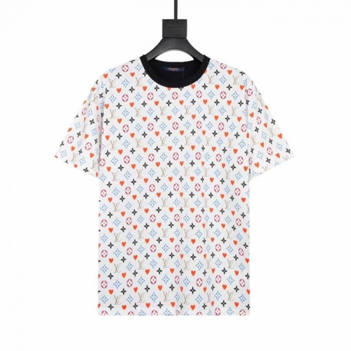 [추천템]Louis vuitton  Mm/Wm Logo Short Sleeved Tshirts White - 루이비통 2021 남/녀 로고 반팔티 Lou02976x Size(xs - l) 화이트