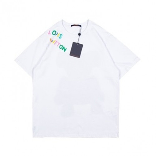 [추천템]Louis vuitton  Mm/Wm Logo Short Sleeved Tshirts White - 루이비통 2021 남/녀 로고 반팔티 Lou02980x Size(xs - l) 화이트