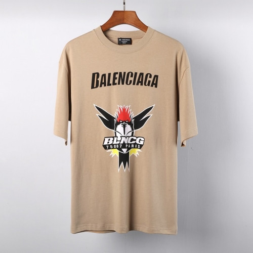 Balenciaga  Mm/Wm Logo Cotton Short Sleeved Tshirts Camel - 발렌시아가 2021 남/녀 로고 코튼 반팔티 Bal01081x Size(xs - m) 카멜