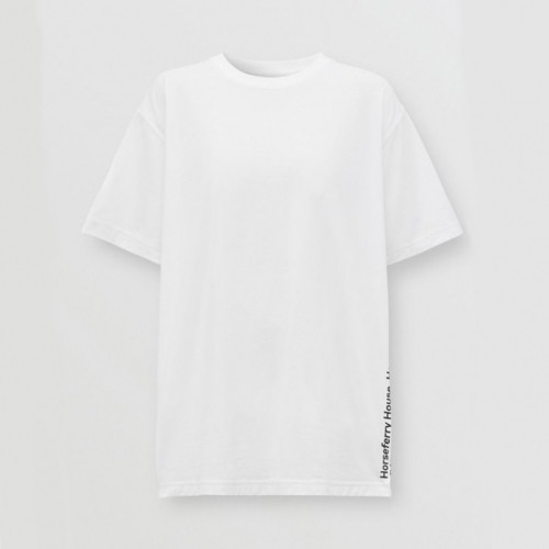 Burberry  Mm/Wm Logo Cotton Short Sleeved Tshirts White - 버버리 2021 남/녀 로고 코튼 반팔티 Bur04002x Size(s - 2xl) 화이트