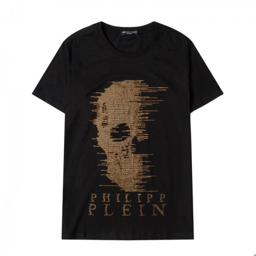 Philipp Plein Mens Logo Cotton Short Sleeved Tshirts Black - 필립플레인 2021 남성 로고 코튼 반팔티 Phi0140x Size(s - 2xl) 블랙