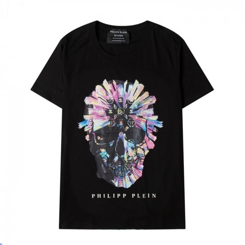 Philipp Plein Mens Logo Cotton Short Sleeved Tshirts Black - 필립플레인 2021 남성 로고 코튼 반팔티 Phi0142x Size(s - 2xl) 블랙