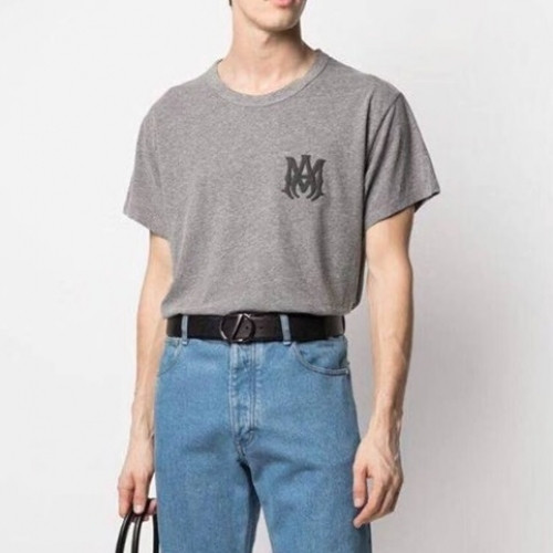 Amiri Mens Lost Boys Printing Cotton Short Sleeved Tshirts - 아미리 2021 남성 로스트 보이 프린팅 코튼 반팔티 Ami0228x Size(s - xl) 그레이
