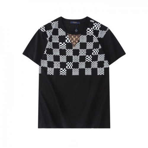 Louis vuitton  Mm/Wm Logo Short Sleeved Tshirts Black - 루이비통 2021 남/녀 로고 반팔티 Lou03331x Size(s - 2xl) 블랙