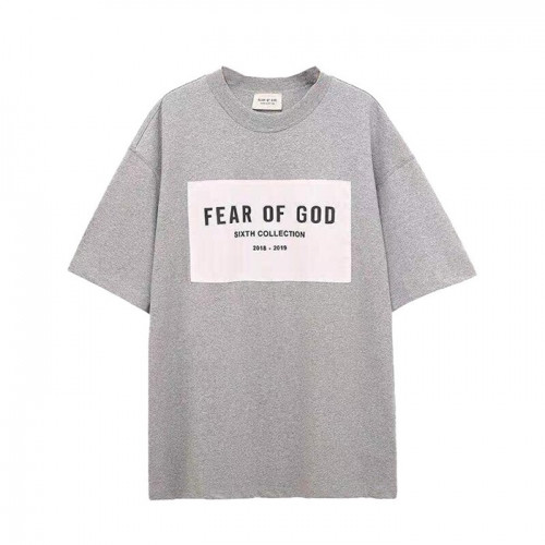 Fear of god  Mm/Wm Minimal Cotton Short Sleeved Tshirts Gray - 피어오브갓 2021 남/녀 미니멀 코튼 반팔티 Fea0305x Size(s - xl) 그레이