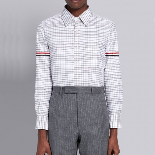Thom Browne  Mens Strap Cotton Tshirts - 톰브라운 2021 남성 스트랩 코튼 셔츠 Thom01324x Size(0 - 4) 화이트