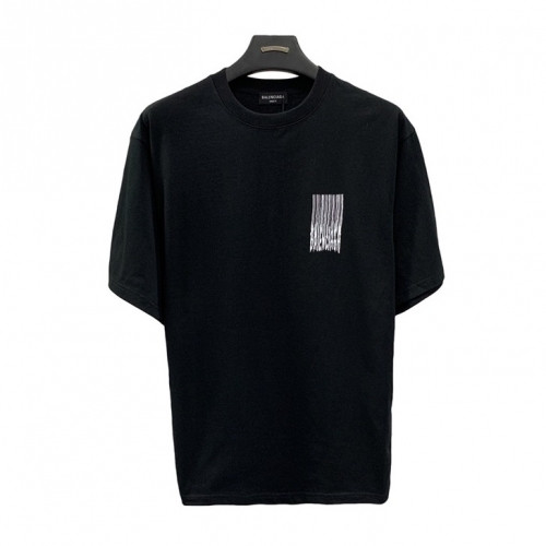 Balenciaga  Mm/Wm Logo Cotton Short Sleeved Tshirts Black - 발렌시아가 2021 남/녀 로고 코튼 반팔티 Bal01125x Size(xs - m) 블랙