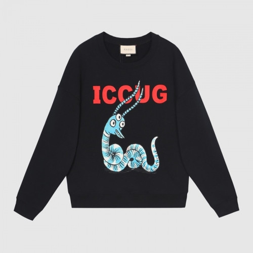 Gucci  Mm/Wm Logo Crew-neck Cotton Tshirts Black - 구찌 2021 남/녀 로고 코튼 크루넥 코튼 긴팔티 Guc03867x Size(s - l) 블랙