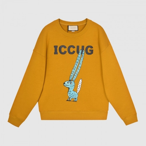 Gucci  Mm/Wm Logo Crew-neck Cotton Tshirts Camel - 구찌 2021 남/녀 로고 코튼 크루넥 코튼 긴팔티 Guc03870x Size(s - l) 카멜