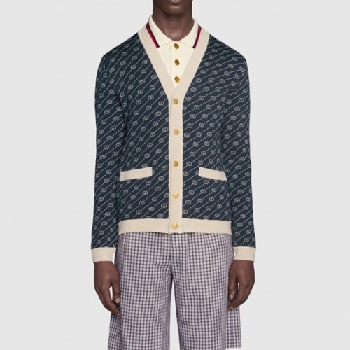 Gucci Womens Trendy V-neck Cardigan Navy - 구찌 2021 여성 트렌디 브이넥 가디건 Guc03872x Size(s - l) 네이비