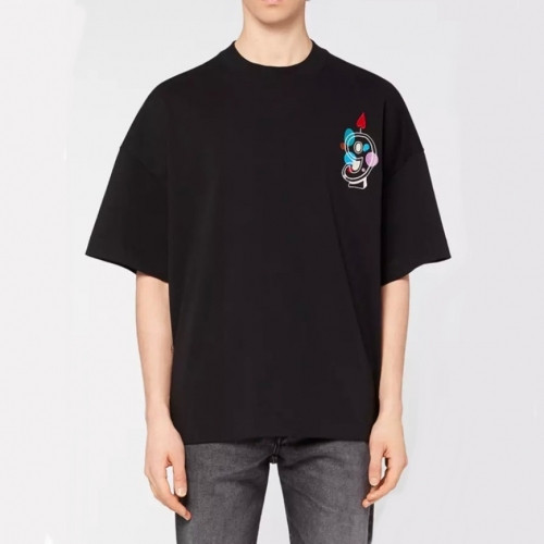 Ami Mm/Wm Casual Cotton Short Sleeved Tshirt Black - 아미 2021 남/녀 로고 코튼 캐쥬얼 반팔티 Ami0154x Size(xs - l) 블랙