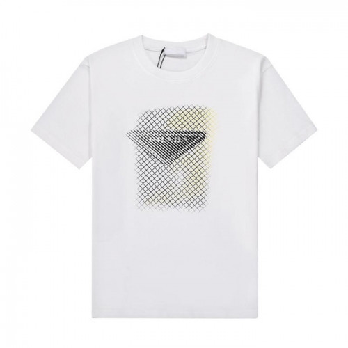 Prada   Mm/Wm Basic Logo Short Sleeved Tshirts White - 프라다 2021 남/녀 베이직 로고 반팔티 Pra02327x Size(s - xl) 화이트