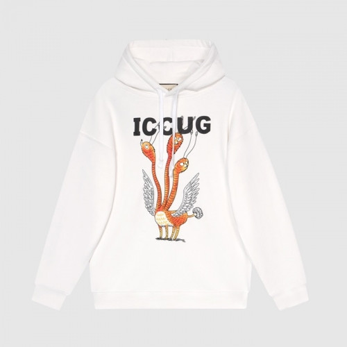 Gucci  Mm/wm Logo Casual Oversize Cotton Hoodie White - 구찌 2021 남/녀 로고 캐쥬얼 오버사이즈 코튼 후드티 Guc03890x Size(s - l) 화이트