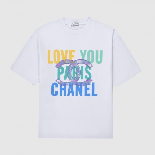 Chanel  Mm/Wm 'CC' Logo Cotton Short Sleeved Tshirts White - 샤넬 2021 남/녀 'CC'로고 코튼 반팔티 Cnl0726x Size(xs - l) 화이트