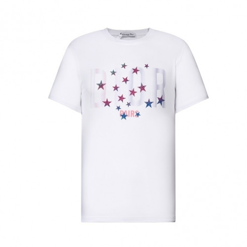 Dior  Mm/Wm Casual Crew-neck Short Sleeved Tshirts White - 디올 2021 남/녀 캐쥬얼 크루넥 반팔티 Dio01326x Size(s - xl) 화이트