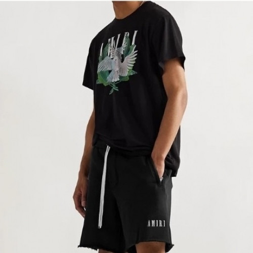 Amiri Mens Casual Half Pants Black - 아미리 2021 남성 캐쥬얼 반바지 Ami0248x Size(s - xl) 블랙