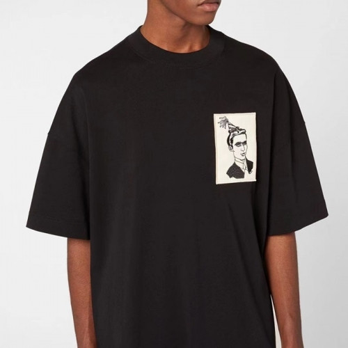 Ami Mm/Wm Casual Cotton Short Sleeved Tshirt Black - 아미 2021 남/녀 로고 코튼 캐쥬얼 반팔티 Ami0155x Size(s - xl) 블랙