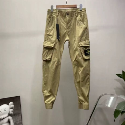 Stone Island Mens Logo Casual Cotton Pants Khaki - 스톤아일랜드 남성 로고 캐쥬얼 코튼 팬츠 Sto0348x Size(28  - 36) 카키