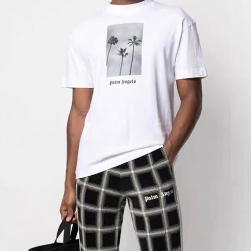 Palm Angels  Mm/Wm Logo Cotton Short Sleeved Tshirts White - 팜 엔젤스 2021 남/녀 로고 코튼 반팔티셔츠 Pam0318x Size(s - xl) 화이트