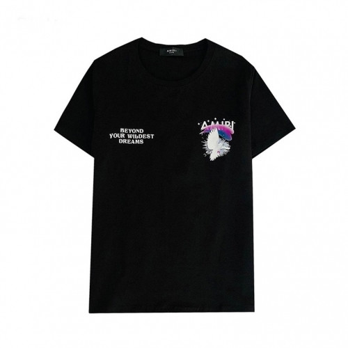 Amiri Mm/Wm Logo Cotton Short Sleeved Tshirts Black - 아미리 2021 남/녀 로고 코튼 반팔티 Ami0265x Size(m - 2xl) 블랙