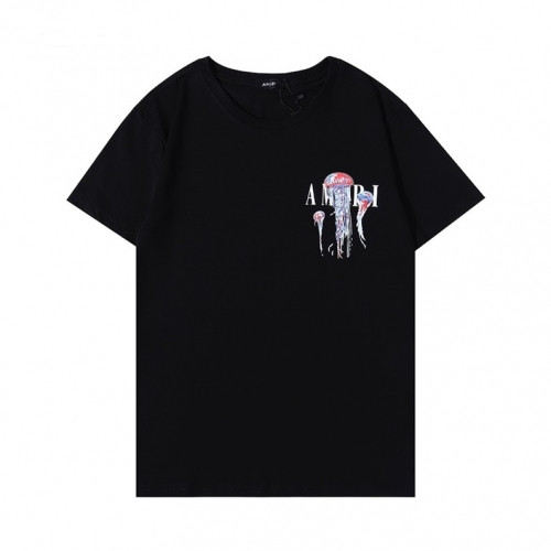 Amiri Mm/Wm Logo Cotton Short Sleeved Tshirts Black - 아미리 2021 남/녀 로고 코튼 반팔티 Ami0267x Size(m - 2xl) 블랙