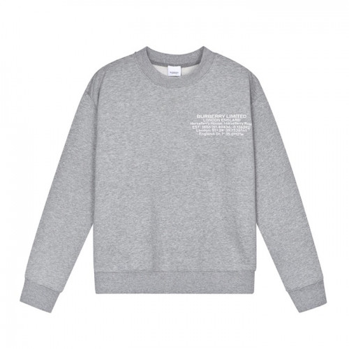 Burberry  Mens Logo Casual Cotton Tshirts Gray - 버버리 2021 남성 로고 캐쥬얼 코튼 맨투맨 Bur04059x Size(xs - l) 그레이