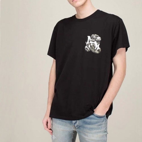 Amiri Mm/Wm Logo Cotton Short Sleeved Tshirts Black - 아미리 2021 남/녀 로고 코튼 반팔티 Ami0272x Size(s - l) 블랙