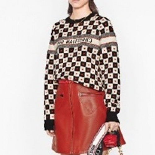 Dior Womens Retro Logo Turtle-neck Sweaters Black - 디올 2021 여성 레트로 로고 터틀넥 스웨터 Dio01390x.Size(s - l) 블랙