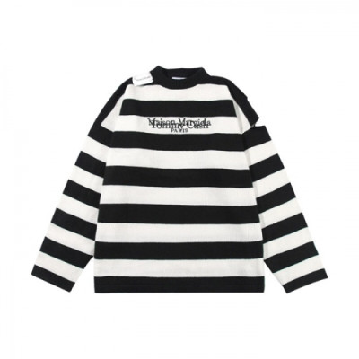 Maison margiela  Mens Two-tone Sweaters Black - 메종 마르지엘라 2021 남성 투톤 스웨터 Mai0058x Size(Free) 블랙