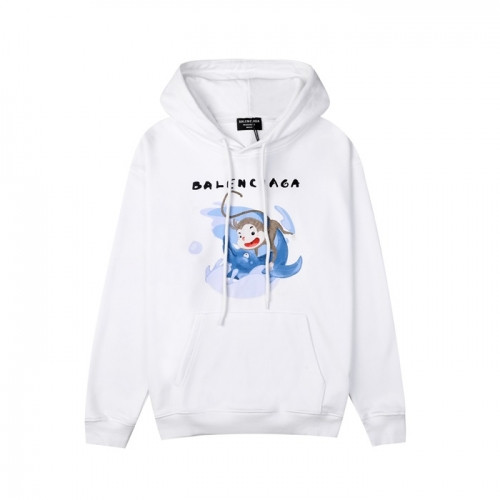 Balenciaga  Mm/Wm Logo Cotton Hoodie White- 발렌시아가 2021 남/녀 로고 코튼 후디 Bal01170x Size(xs - m) 화이트