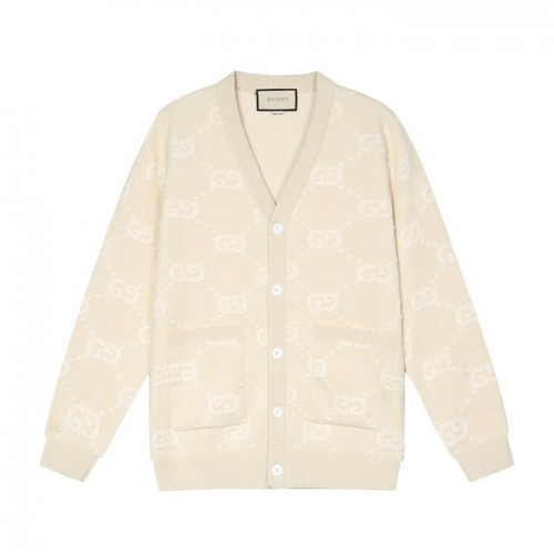 Gucci  Mm/Wm Trendy V-neck Cardigan Ivory - 구찌 2021 남/녀 트렌디 브이넥 가디건 Guc04029x Size(xs - xl) 아이보리