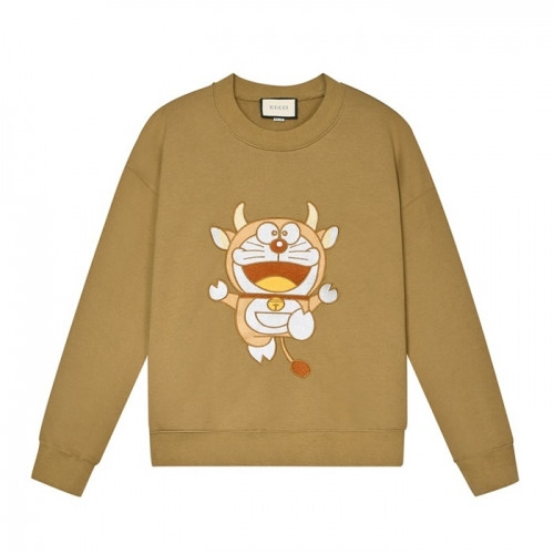 Gucci  Mm/Wm Logo Crew-neck Cotton Tshirts Camel - 구찌 2021 남/녀 로고 코튼 크루넥 코튼 긴팔티 Guc04036x Size(s - l) 카멜