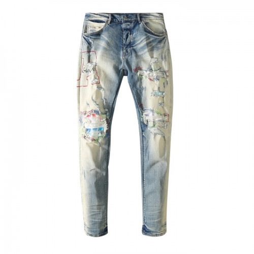 Amiri  Mens Trendy Denim Pants Blue - 아미리 2021 남성 트렌디 데님 팬츠 Ami0280x Size(29 - 40) 블루