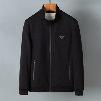 Prada  Mens Logo Casual Jackets Black - 프라다 2021 남성 로고 캐쥬얼 자켓 Pra02381x Size(m - 3xl) 블랙
