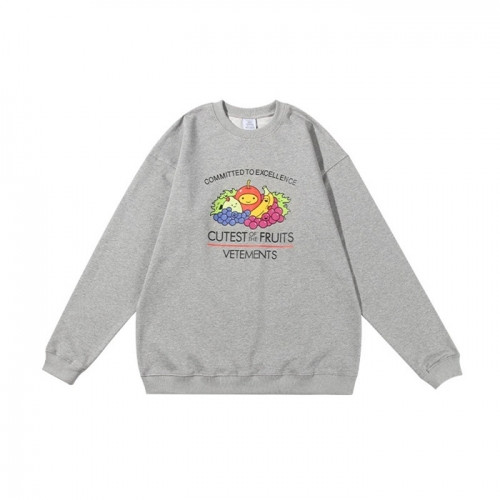 Vetements  Mm/Wm Printing Logo Cotton Short Sleeved Tshirts Gray - 베트멍 2021 남/녀 프린팅 로고 코튼 긴팔티 Vet0177x.Size(xs - l) 그레이