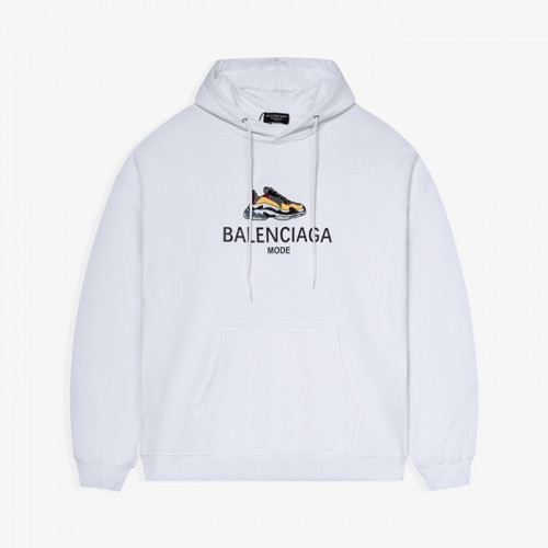 Balenciaga  Mm/Wm Logo Cotton Hoodie White - 발렌시아가 2021 남/녀 로고 코튼 후디 Bal01179x Size(xs - l) 화이트