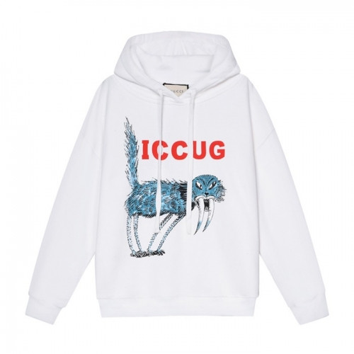 Gucci  Mm/Wm Logo Casual Hoodie White - 구찌 2021 남/녀 로고 캐쥬얼 후드티 Guc04073x Size(xs - l) 화이트