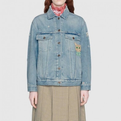Gucci Mm/Wm Casual Jackets Blue - 구찌 2020 남/녀 로고 캐쥬얼 자켓 Guc04076x Size(s - l) 블루