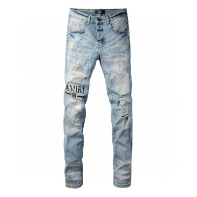 Amiri  Mens Trendy Denim Pants Blue - 아미리 남성 트렌디 데님 팬츠 Ami0301x Size(29 - 38) 블루