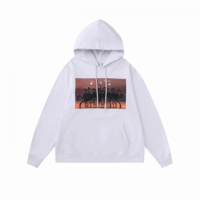 Off-white  Mens Logo Cotton Hoodie White - 오프화이트 2021 남성 로고 코튼 후드티 Off0770x Size(s - xl) 화이트