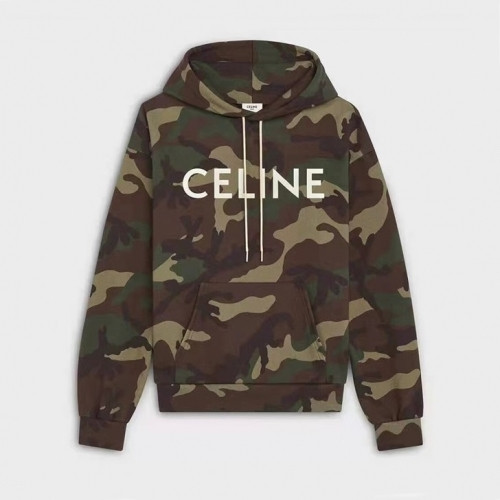 Celine Mm/Wm Logo Cotton Hoodie Green - 셀린느 2021 남/녀 로고 코튼 후디 Cel0159x Size(s - xl) 그린